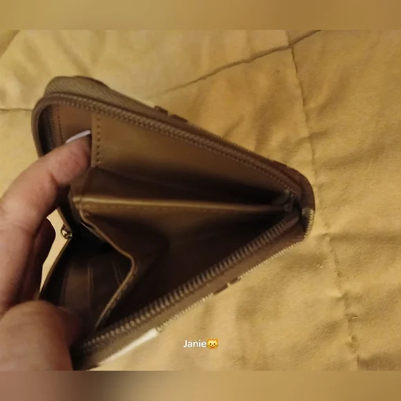 Coach RARE Vintage Khaki Patchwork Wallet NWT - Picture 10 of 13